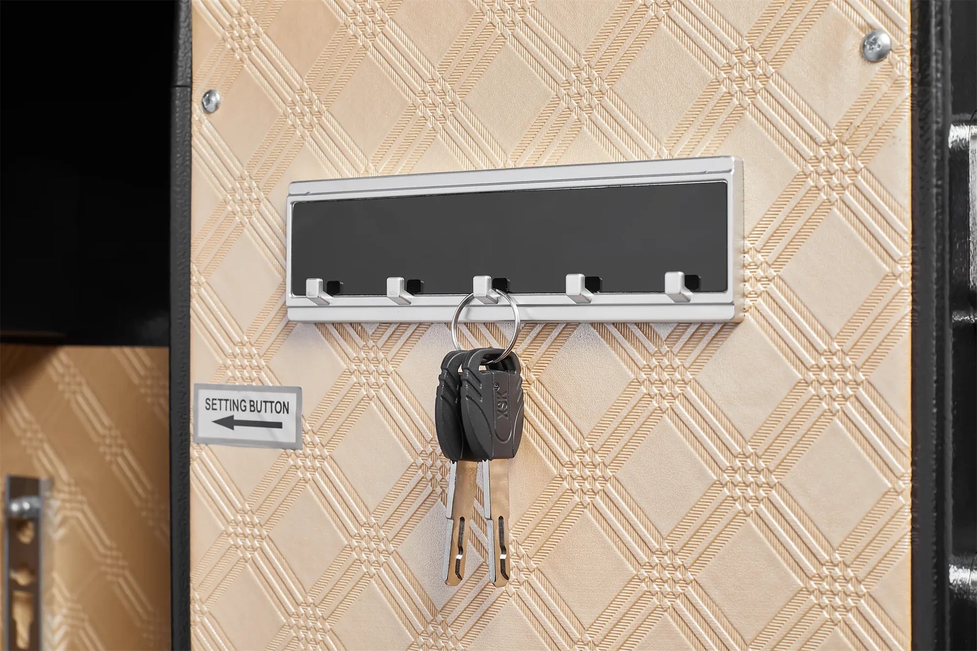 Security Electronic Steel Home Safe, Anti-Theft Digital Security Lock Box With Smart Alert System, Removable Shelf, Mute Function, Personal Document Safes For Money Jewelry - THE MILE MAKER DRIVER SHOP