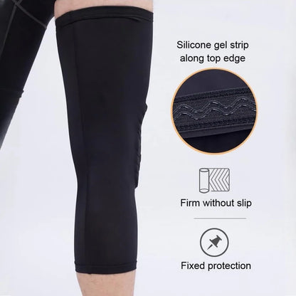 2 PC Compression Knee Pads Long Leg Sleeves Brace Knee Support Protection For Basketball, Football, Volleyball, Running, Cycling - THE MILE MAKER DRIVER SHOP