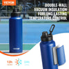 40 Oz Insulated Water Bottle Stainless Steel With Wide Mouth Lid Blue - THE MILE MAKER DRIVER SHOP