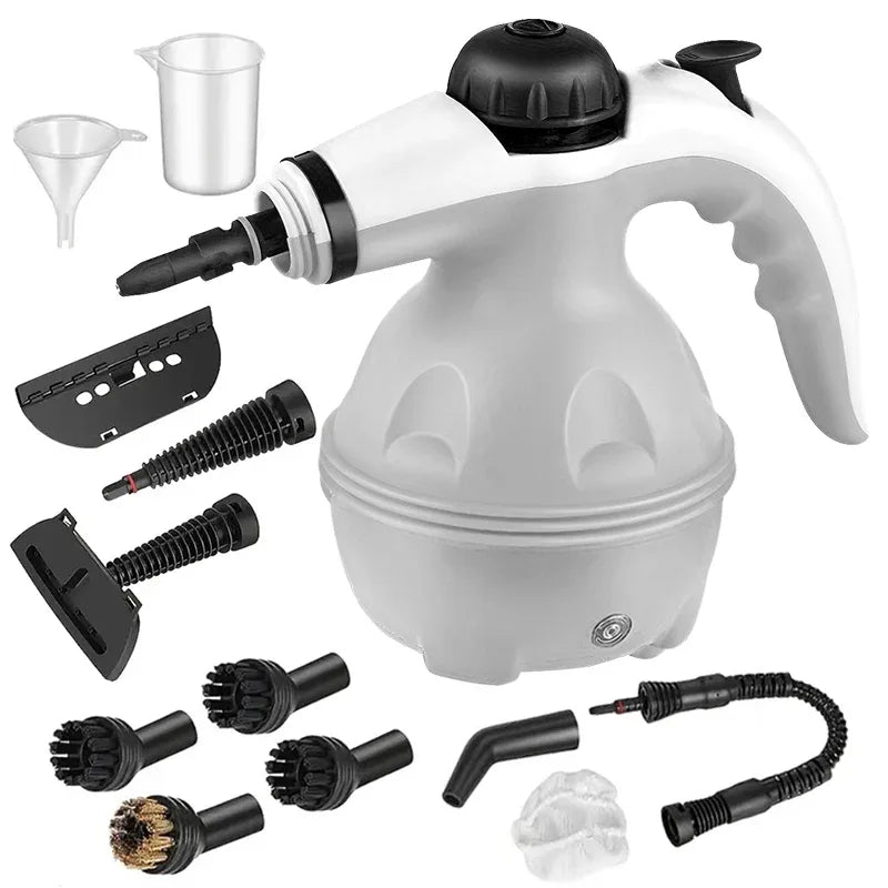Grenade Steam Cleaner, Pressurized Handheld Cleaner For Household Use, Equipped With 12 Accessories, For Multiple Surfaces And A Powerful Home Steam Machine For Cleaning In Various Scenarios. - THE MILE MAKER DRIVER SHOP
