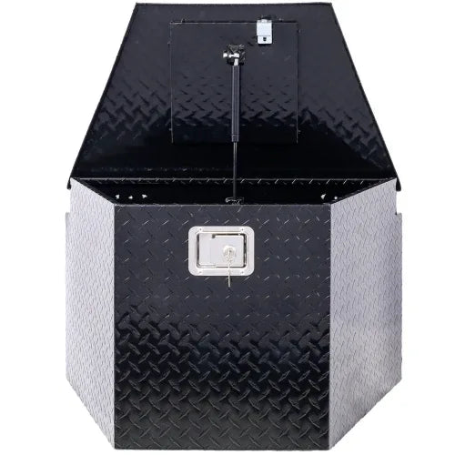 29inch Aluminum Tool Box,heavy Duty Truck Bed Tool Box,outdoor Trailer Pickup Storage Tool Box,RV Storage Organizer,underbody Box W Lock Keys,black 29x16.5x18.5inch - THE MILE MAKER DRIVER SHOP