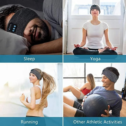 Bluetooth Sleep Hood Headphones Wireless Music Sports Headband - THE MILE MAKER DRIVER SHOP
