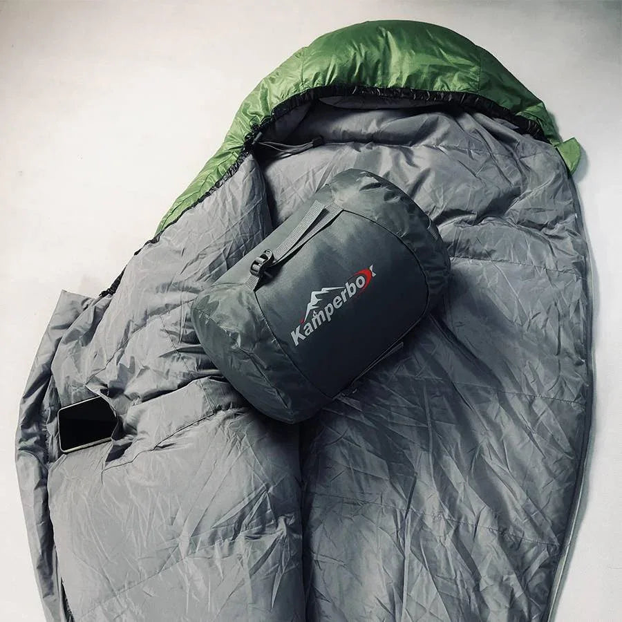 Kamperbox Ultra Light Down Sleeping Bag Winter Sleeping Bag Camping Lightweight - THE MILE MAKER DRIVER SHOP