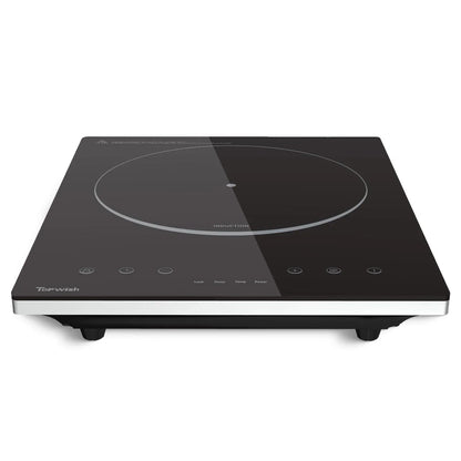 2200W Black Crystal Panel Induction Cooker - THE MILE MAKER DRIVER SHOP