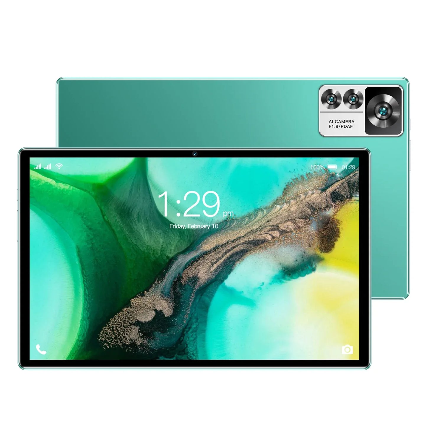 Tablet 10.1 Inch Android Tablets, Android 13 Tablet Quad Core 8GB RAM 256GB ROM, 24MP Camera, 8000mAh Long Battery Life - THE MILE MAKER DRIVER SHOP