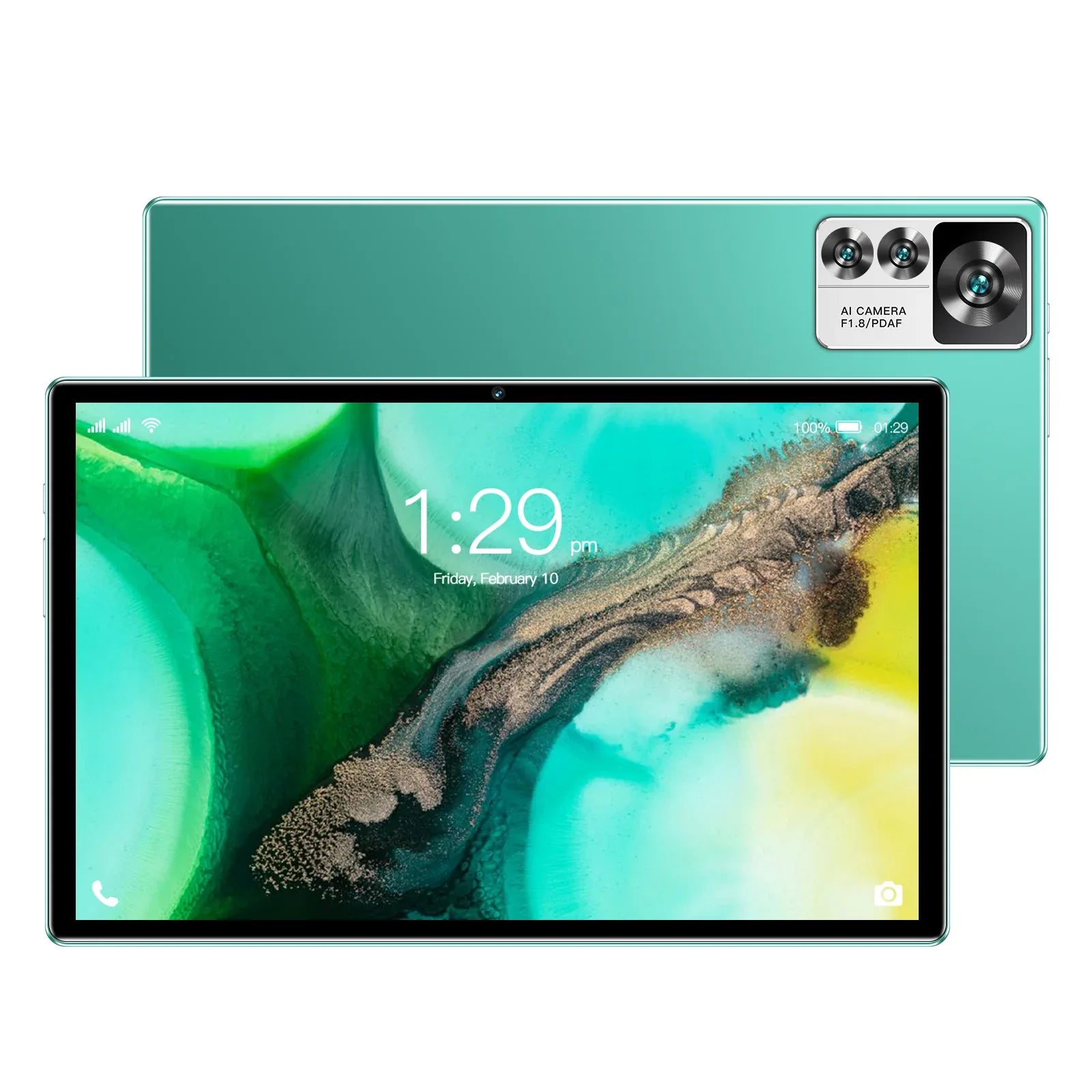 Tablet 10.1 Inch Android Tablets, Android 13 Tablet Quad Core 8GB RAM 256GB ROM, 24MP Camera, 8000mAh Long Battery Life - THE MILE MAKER DRIVER SHOP