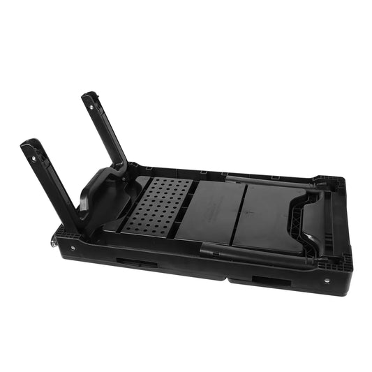 1Pc Foldable Laptop Table Bed Notebook Desk With Cooling Fan Mouse Board LED Light 4 USB Ports Breakfast Snacking Tray With Storage Groove For Home Office Use - THE MILE MAKER DRIVER SHOP