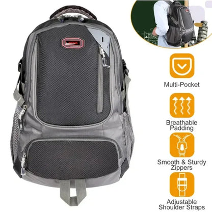 Neutral School Backpack, Casual Travel Shoulder Bag - THE MILE MAKER DRIVER SHOP