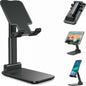 Cell Phone Stand Desktop Holder Tablet Stand Mount Mobile Phone Desktop Tablet Holder Table Cell Foldable Extend Support Desk Mobile Phone Holder Stand - THE MILE MAKER DRIVER SHOP