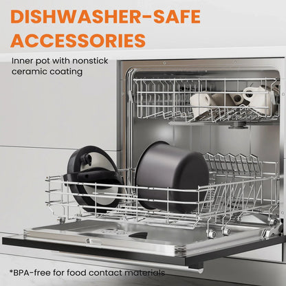 9 In 1 Electric Pressure Cooker, Warmer & Sterilizer, Saute, Slow Cooker, Rice Cooker, Multi-Functional Smart Pot - THE MILE MAKER DRIVER SHOP