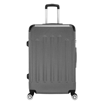 3-in-1 ABS Trolley Case 20 Inches, 24 Inches, 28 Inches Dark Gray - THE MILE MAKER DRIVER SHOP