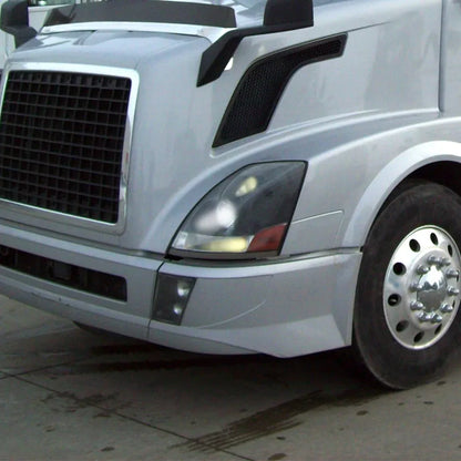 For Volvo VNL 2004-2017 Semi Truck Black Projector Halogen Headlight Left Driver - THE MILE MAKER DRIVER SHOP