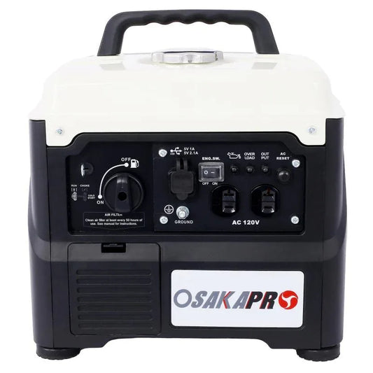 Portable 1200W Ultra-quiet Gas Engine Inverter Generator, EPA-compliant, With Eco-mode Function, Ultra-lightweight, Suitable For Home Backup And Camping - THE MILE MAKER DRIVER SHOP
