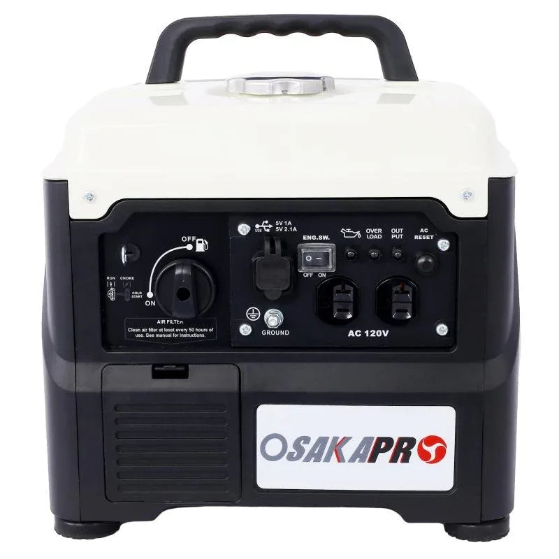 Portable 1200W Ultra-quiet Gas Engine Inverter Generator, EPA-compliant, With Eco-mode Function, Ultra-lightweight, Suitable For Home Backup And Camping - THE MILE MAKER DRIVER SHOP
