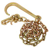 5 16 X6 Leg G70 15 Long Shank J Hook Tow Chain W RTJ Cluster Hook Grab Hook 4700 Lbs WLL Heavy Duty Transport Truck Chain For Car Wrecker Recovery - Towing Equipment 2pcs - THE MILE MAKER DRIVER SHOP
