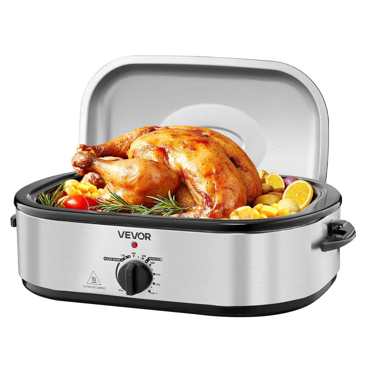 Electric Roaster Oven 14QT Electric Roasting Pan With Self-Basting Lid - THE MILE MAKER DRIVER SHOP
