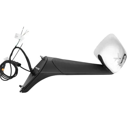 For Freightliner Cascadia 2018 Pair Chrome Heated Hood Mirror W Turn Signal LED - THE MILE MAKER DRIVER SHOP