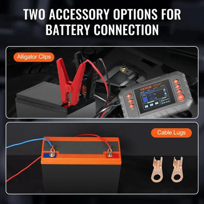 VEVOR Smart Battery Charger, 20-Amp, Lithium LiFePO4 Lead-Acid AGM Gel SLA Car Battery Charger With LCD Display, Trickle Charger Maintainer Desulfator For Boat Motorcycle Lawn Mower Deep Cycle - THE MILE MAKER DRIVER SHOP