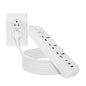 1Pc Power Strip With 6FT Extension Cord 3 AC Outlets And 2 USB A Ports 1 USB C Port 2500W Wall Mount Outlet Extender For Home Office Dorm Travel - THE MILE MAKER DRIVER SHOP