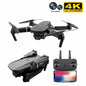 E88 Pro WIFI FPV Quadcopter With Fordable HD 4K Wide Angle Dual Camera Drone RC - THE MILE MAKER DRIVER SHOP
