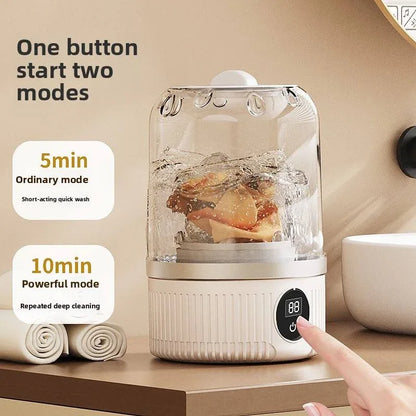 Underwear Washer, Portable Mini Washing Machine, Upgraded Mini Washings Machines, Rechargeable Cordless Washing-Machine, Laundry Cup For Bra, Underwear, Socks. - THE MILE MAKER DRIVER SHOP
