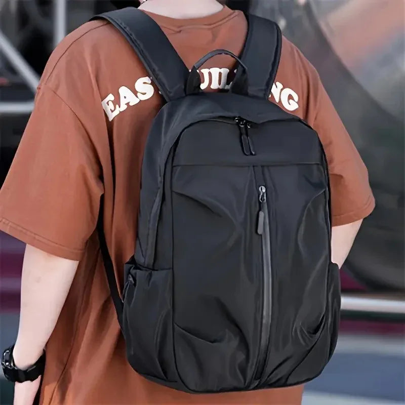 PU Backpack Fashion Large Capacity Men's Casual Backpack Commuter Trend Backpack Student School Bag - THE MILE MAKER DRIVER SHOP