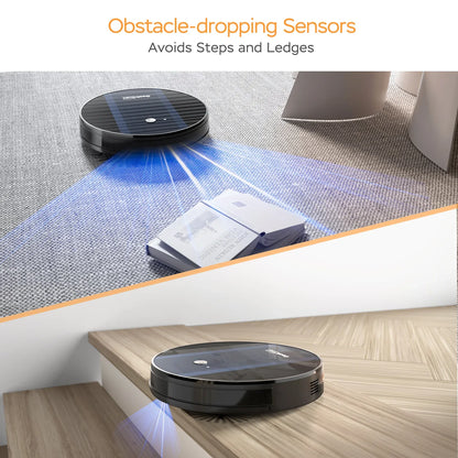 Geek Smart Robot Vacuum Cleaner G6 Plus, Ultra-Thin, 1800Pa Strong Suction, Automatic Self-Charging, Wi-Fi Connectivity, App Control, Custom Cleaning, Great For Hard Floors To Carpets.Ban On Amazon - THE MILE MAKER DRIVER SHOP