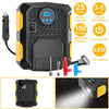 Tire Inflator 12V DC 120W 150PSI With LCD Electric Air Compressor 25L Per Min Large Air Flow - THE MILE MAKER DRIVER SHOP