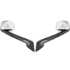 Freightliner- New Cascadia Hood Mirror Assembly Electroplated With Heating - THE MILE MAKER DRIVER SHOP