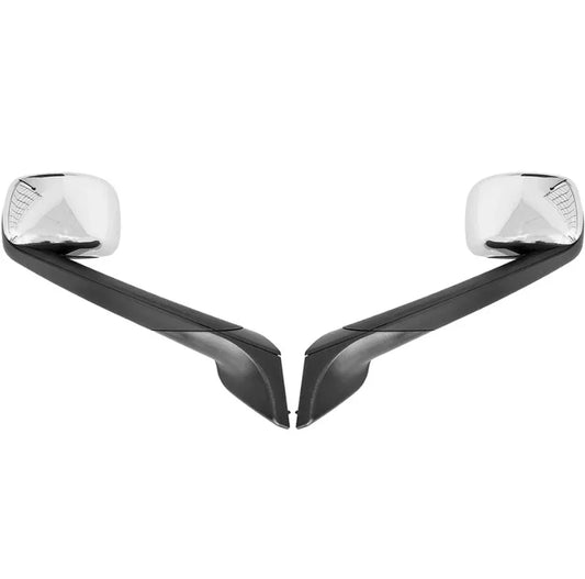 Freightliner- New Cascadia Hood Mirror Assembly Electroplated With Heating - THE MILE MAKER DRIVER SHOP