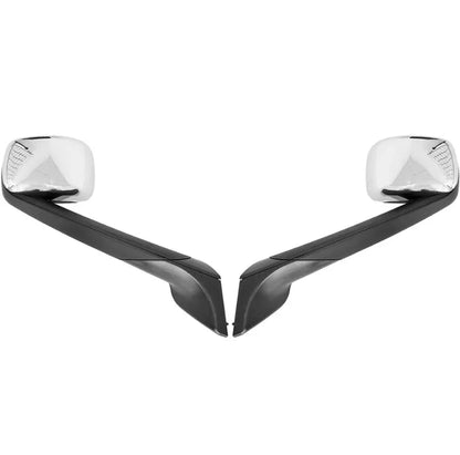 Freightliner- New Cascadia Hood Mirror Assembly Electroplated With Heating - THE MILE MAKER DRIVER SHOP