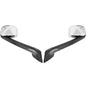Freightliner- New Cascadia Hood Mirror Assembly Electroplated With Heating - THE MILE MAKER DRIVER SHOP