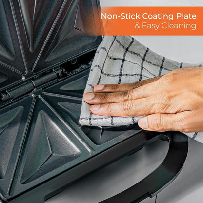 Waffle Maker Toastie Maker Sandwich NonStick Plates Cake Machine Breakfast Maker - THE MILE MAKER DRIVER SHOP