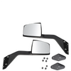 Chrome Hood Mirror Pair Side Assembly Driver Left Side And Passenger Right Side Hood Mirrors For VOLVO VNL, Suitable For Suitable For Volvo VNL 2000-2015 - THE MILE MAKER DRIVER SHOP