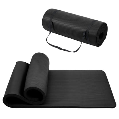 Only Supports Self Pickup Yoga Mat, One Inch Thickened High-density Practice Mat, Tear-resistant Practice Yoga Mat With Straps, Suitable For All Kinds Of Yoga Practice - THE MILE MAKER DRIVER SHOP