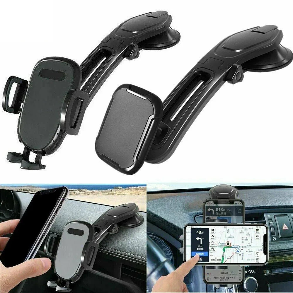 360 Rotatable Phone Mount Holder Car Dashboard Gravity Adjustable GPS Stand Rotating Car Phone Holder Universal Dashboard Mount Car Holder GPS Phone Stands Auto Accessories Car Phone Holder - THE MILE MAKER DRIVER SHOP