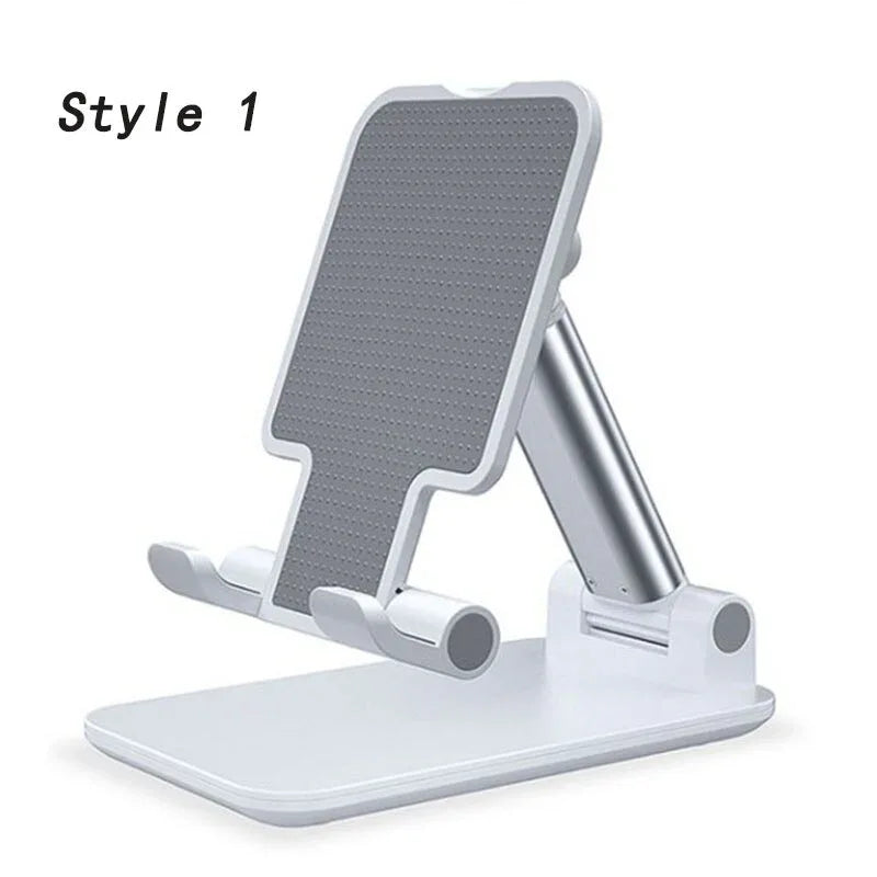Metal Desktop Tablet Holder Table Cell Foldable Extend Support Desk Mobile Phone Holder Stand For iPhone iPad Adjustable - THE MILE MAKER DRIVER SHOP