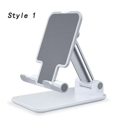 Metal Desktop Tablet Holder Table Cell Foldable Extend Support Desk Mobile Phone Holder Stand For iPhone iPad Adjustable - THE MILE MAKER DRIVER SHOP