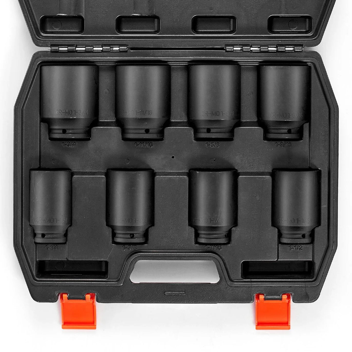 Axle Nut Impact Socket Set Drive Deep 12-Point 8PCS Metric Nut Socket - THE MILE MAKER DRIVER SHOP