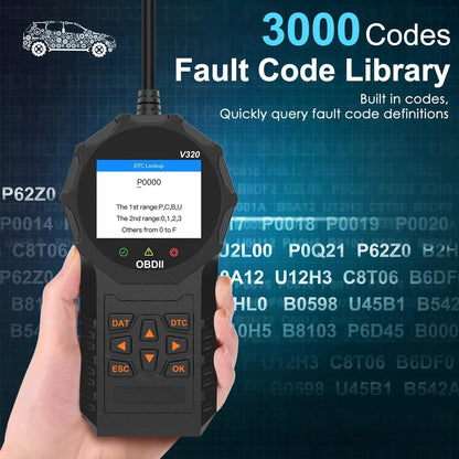 Automotive OBD2 Scanner OBD Code Reader Car Check Engine Fault Diagnostic Tool - THE MILE MAKER DRIVER SHOP