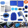26Pcs Car Detailing Brush Kit Exterior Interior Car Cleaning Set Drill Brush Set Car Buffing Sponge Pads Kit For Cleaning Automobile Interior Exterior Wheels Dashboard - THE MILE MAKER DRIVER SHOP