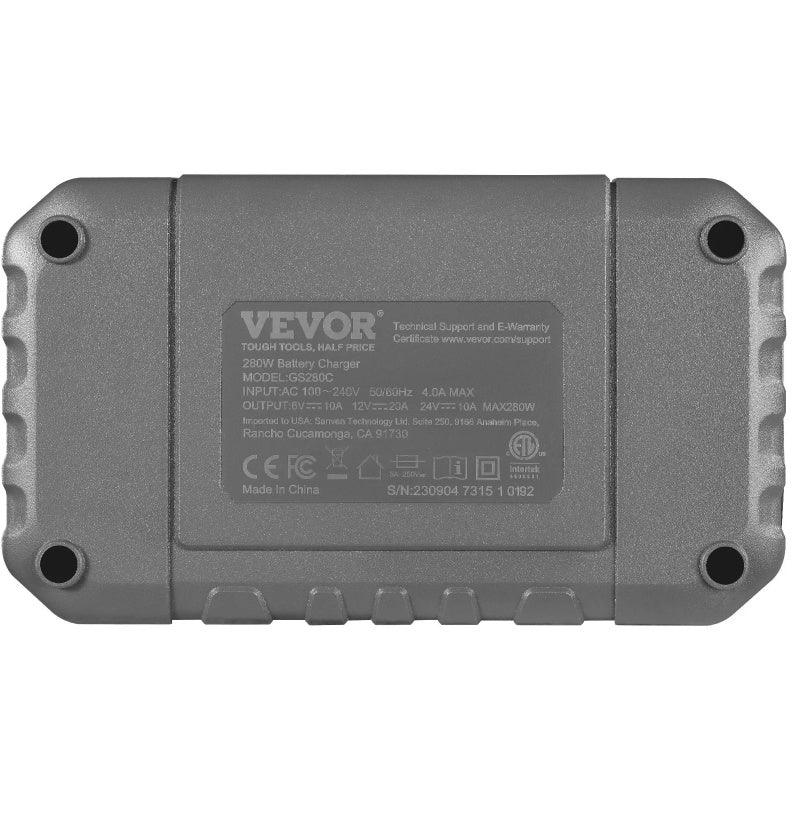 VEVOR Smart Battery Charger, 20-Amp, Lithium LiFePO4 Lead-Acid AGM Gel SLA Car Battery Charger With LCD Display, Trickle Charger Maintainer Desulfator For Boat Motorcycle Lawn Mower Deep Cycle - THE MILE MAKER DRIVER SHOP