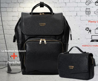 Large Capacity Multifunctional Shoulder PU Backpack - THE MILE MAKER DRIVER SHOP