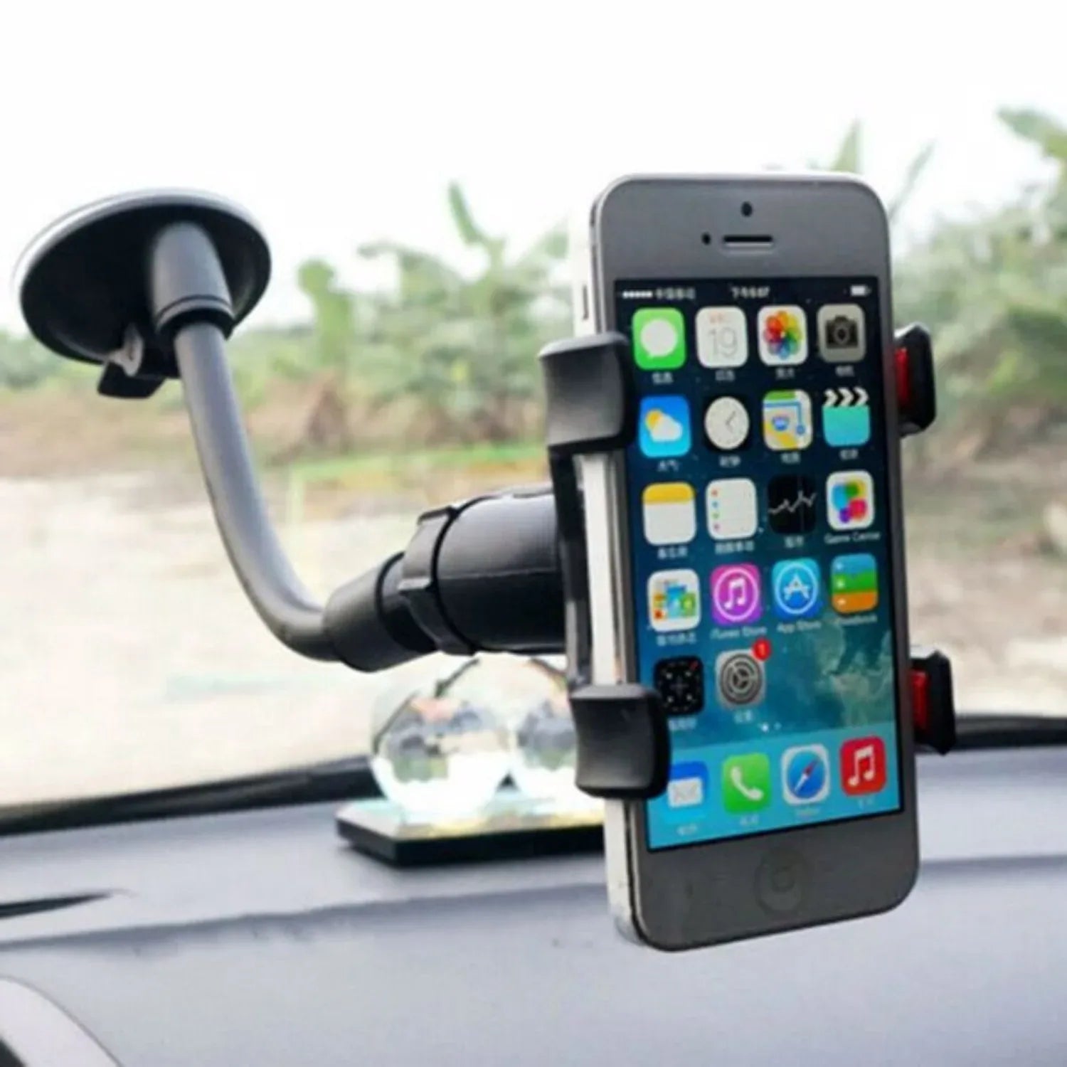 Car Windshield Mount Cradle Suction Cup Holder For Cell Phone GPS - THE MILE MAKER DRIVER SHOP