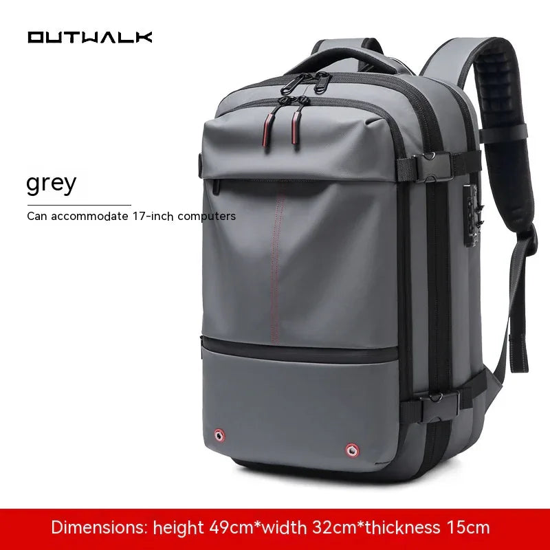 Travel Backpack Men's Business Multifunction Computer Bag Vacuum Compression Large-capacity Backpack - THE MILE MAKER DRIVER SHOP