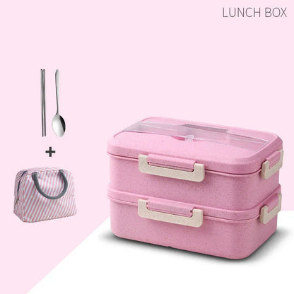 Portable Compartment Microwave Oven Heated Lunch Box - THE MILE MAKER DRIVER SHOP