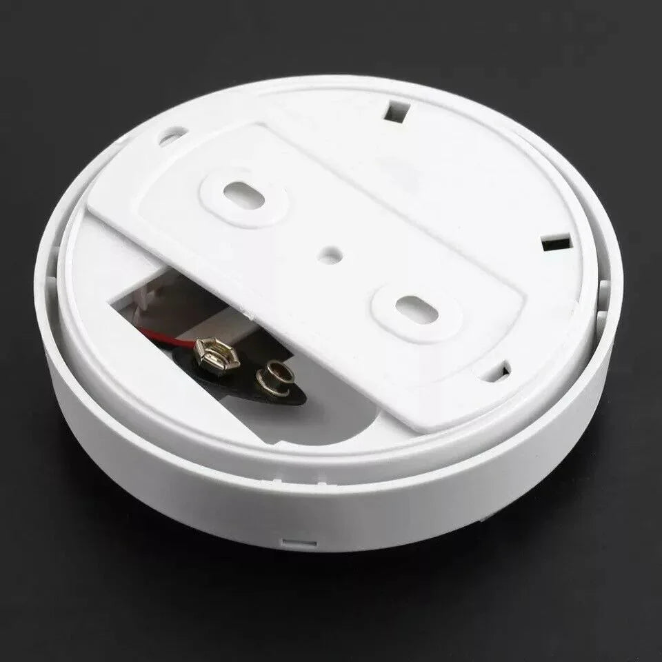 Smoke Detector Fire Gas Alarm Detector With Battery Photoelectric Sensor Alert Warning - THE MILE MAKER DRIVER SHOP